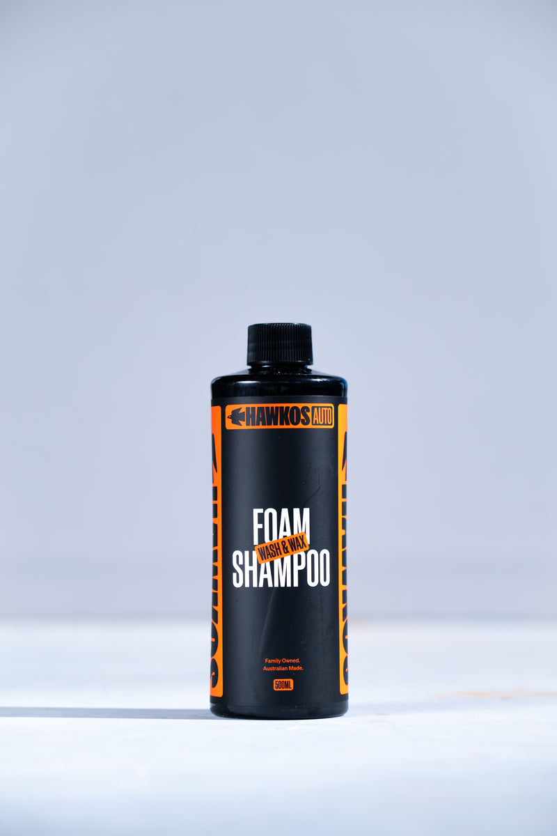 Load image into Gallery viewer, Hawkos Wash and Wax foam shampoo bottle, 500 mL and 1 L
